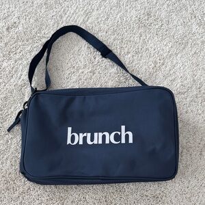 Brunch Navy Blue Wine Cooler Bag